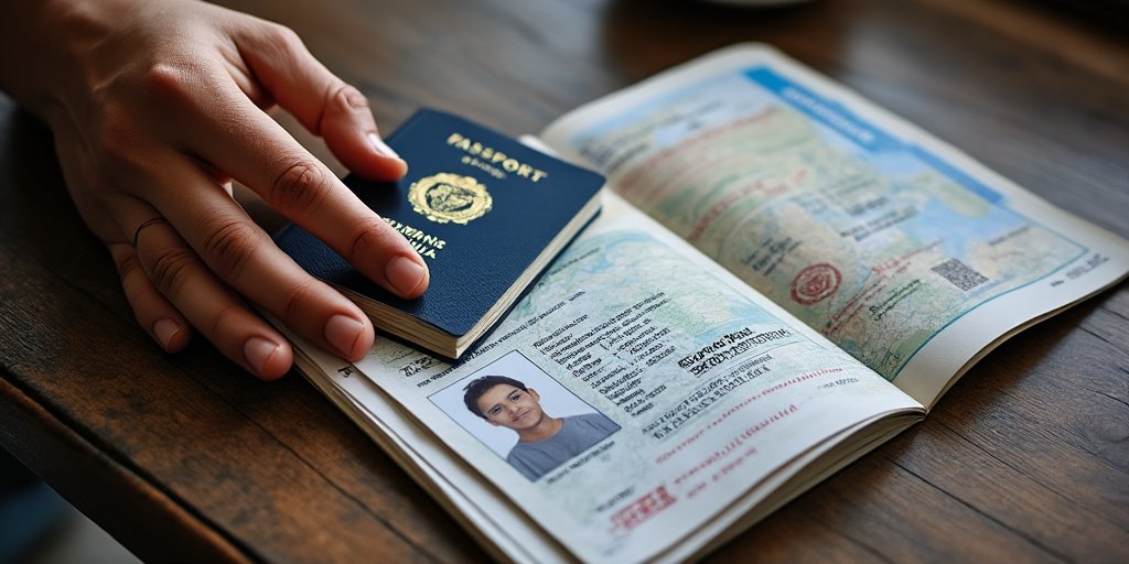 Planification d'une Aventure Asiatique: Couple Explorant une Carte de l'Asie du Sud-Est dans un Café de Bangkok
